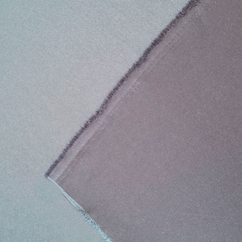 Tela de Satén Lisa Gris Plata (ancho 1,40M) - Imagen 3