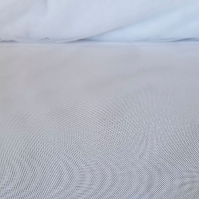 Tela de Tul para Velo de Novia Blanco Óptico (Ancho 3M)