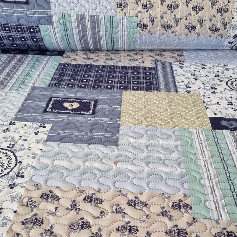 Tela Acolchada Jacquard múltiples Estampados (ancho 2,80M)