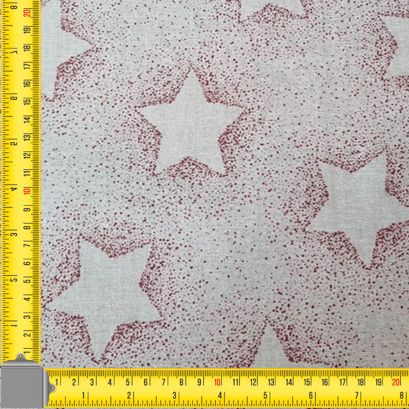 Tela de Mantelería Resinada Antimanchas Estrellas Navideñas (ancho 1,40M) (copia) - Imagen 2