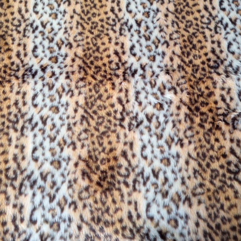 Tela de Pelo Corto Animal Print Guepardo (ancho 1,60M) - Imagen 4