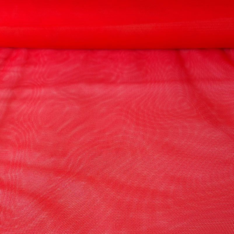 Tela de Tul Tieso Carnaval Rojo (ancho 1,50M)