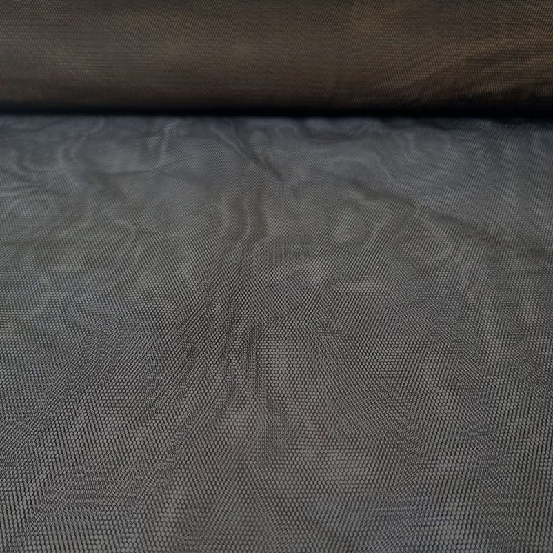 Tela de Tul Tieso Carnaval Negro (ancho 1,50M)