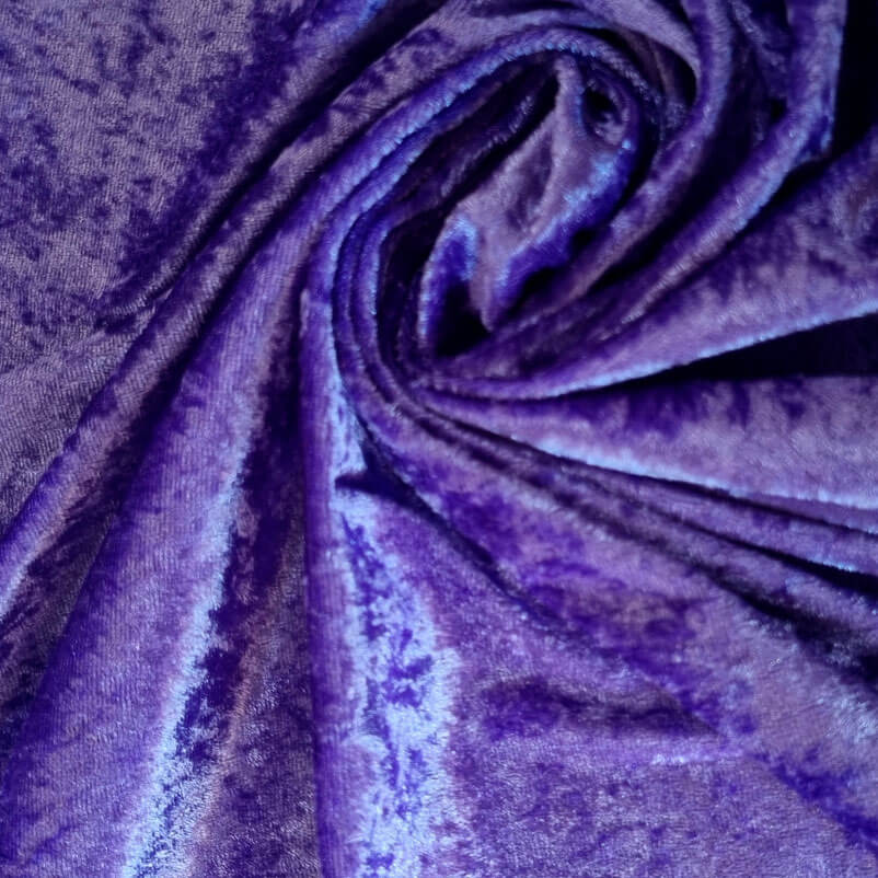 Tela de Terciopelo Martelé Morada (ancho 1,50M) - Imagen 2