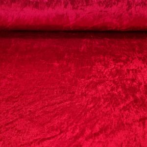 Tela de Terciopelo Martelé Rojo Oscuro (ancho 1,50M)