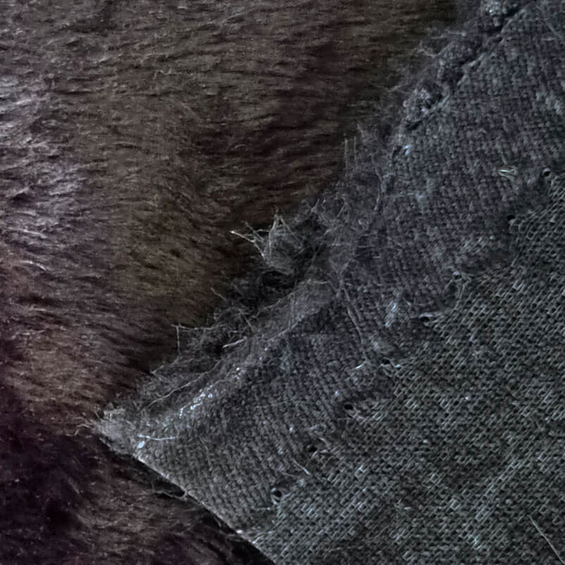 Tela de Pelo Corto Negro (ancho 1,50M) - Imagen 3