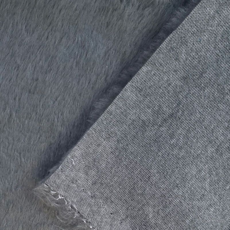 Tela de Pelo Corto Gris (ancho 1,50M) - Imagen 3