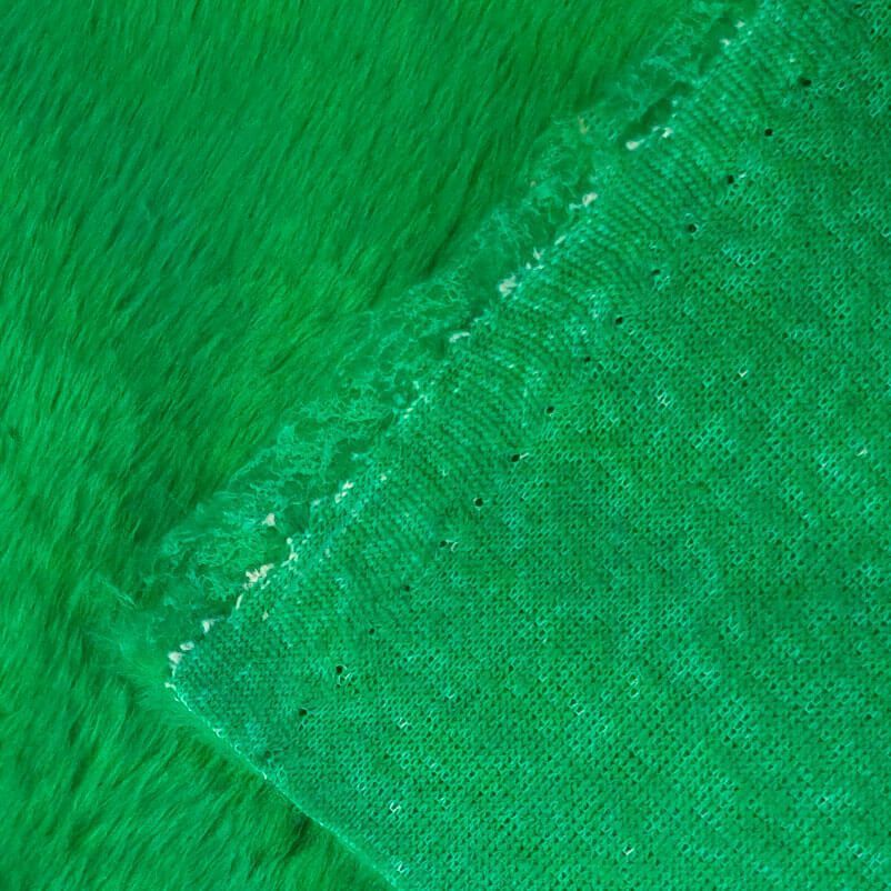 Tela de Pelo Corto Verde (ancho 1,50M) - Imagen 3
