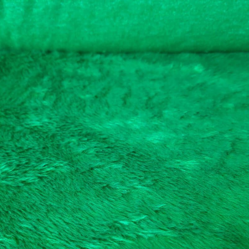Tela de Pelo Corto Verde (ancho 1,50M)