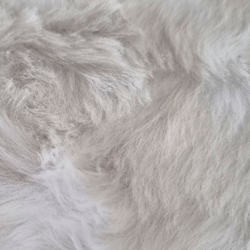 Tela de Pelo Corto Blanco (ancho 1,50M) - Imagen 2