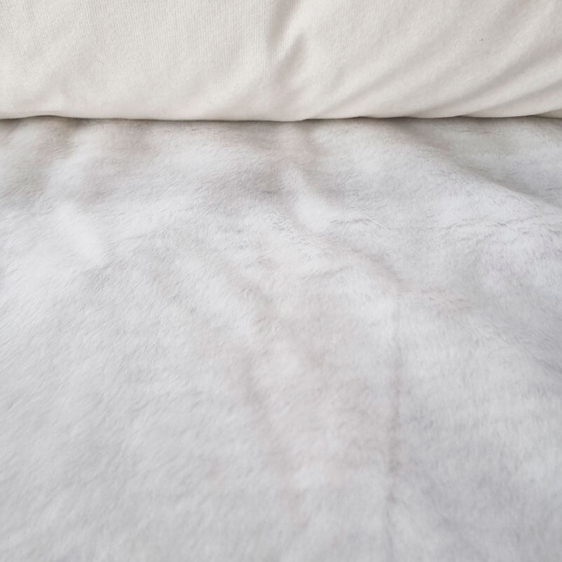 Tela de Pelo Corto Blanco (ancho 1,50M)