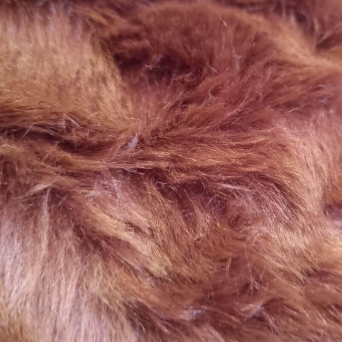 Tela de Pelo Corto Marrón Chocolate (ancho 1,50M) - Imagen 2