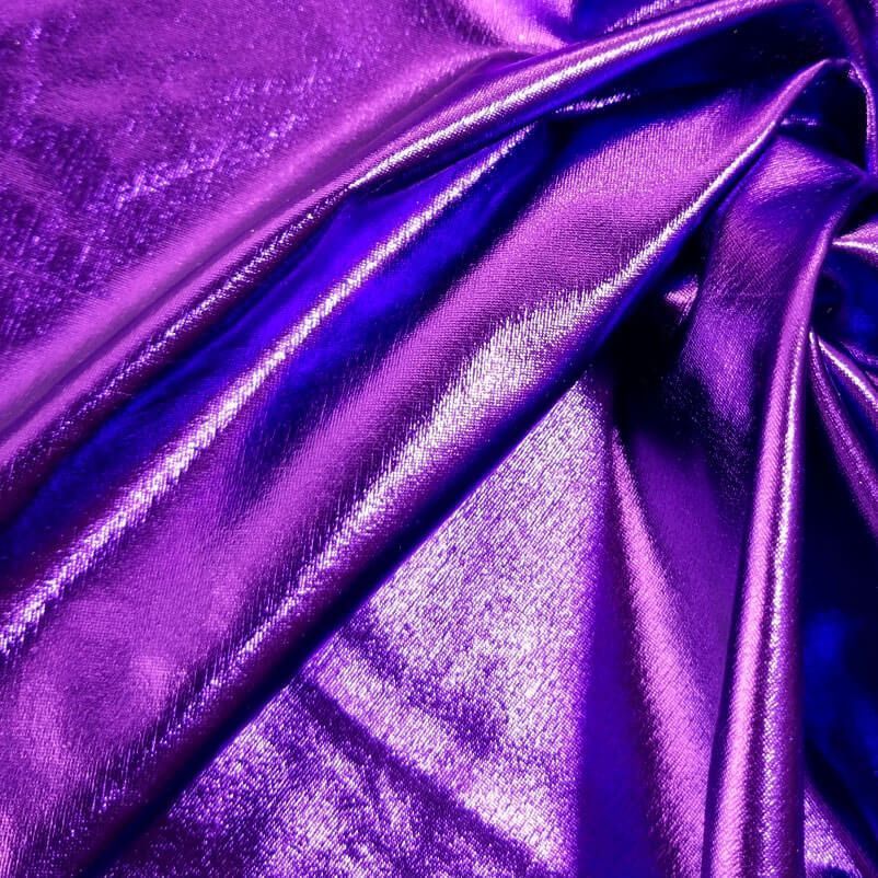 Tela de Lycra Laminada Morada (ancho 1,50M) - Imagen 2