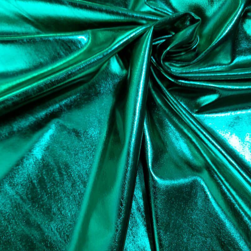 Tela de Lycra Laminada Verde (ancho 1,50M) - Imagen 2