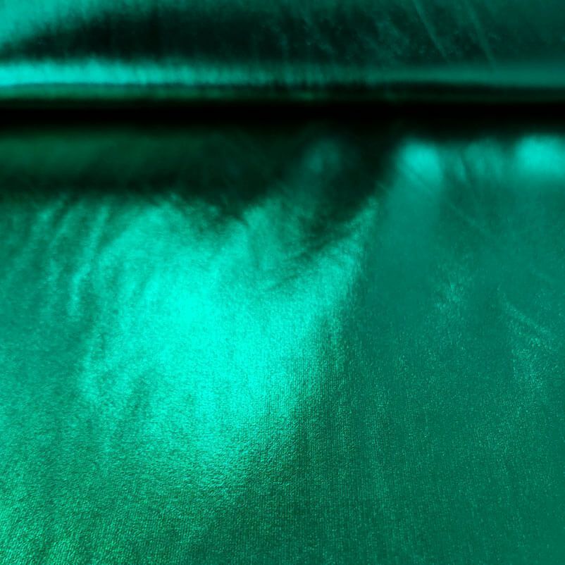 Tela de Lycra Laminada Verde (ancho 1,50M)