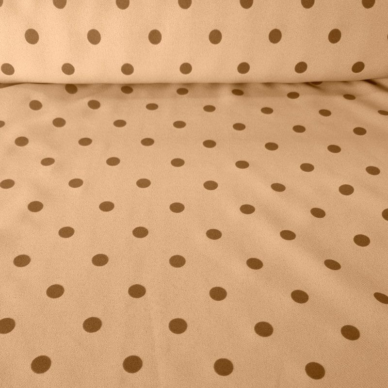 Tela de Stretch Beige Lunar Flocado Terciopelo 1cm (ancho 1,55M)