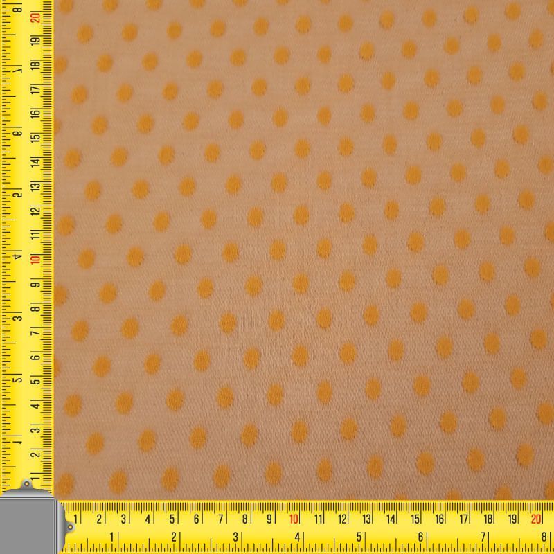 Tela de Tul Plumeti Grande Mostaza (ancho 1,45M) - Imagen 4