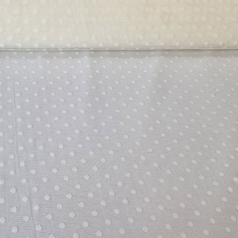 Tela de Tul Plumeti Grande Cruda (ancho 1,45M)