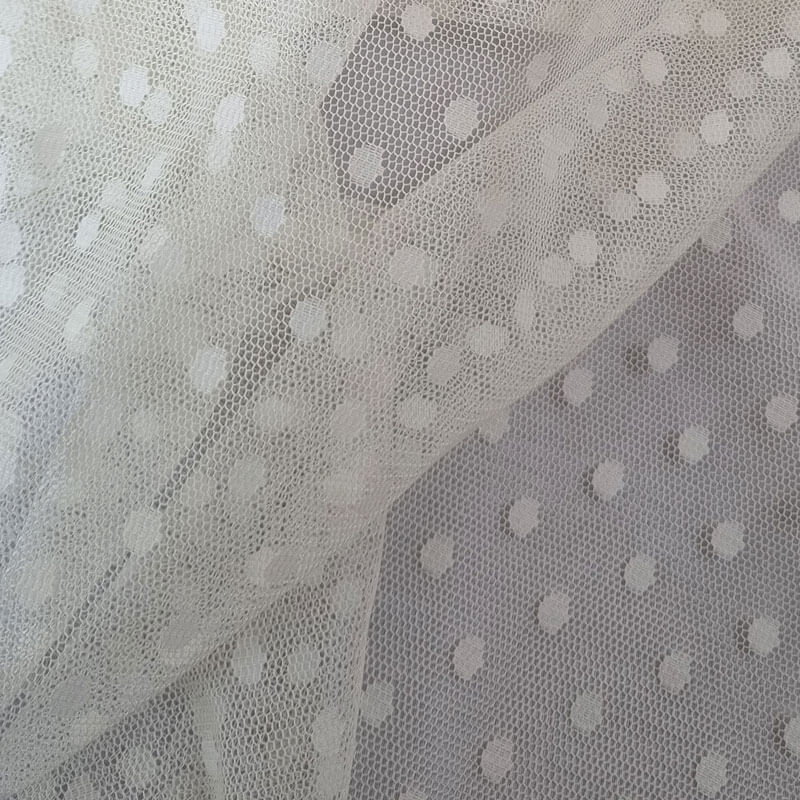 Tela de Tul Plumeti Grande Cruda (ancho 1,45M) - Imagen 3