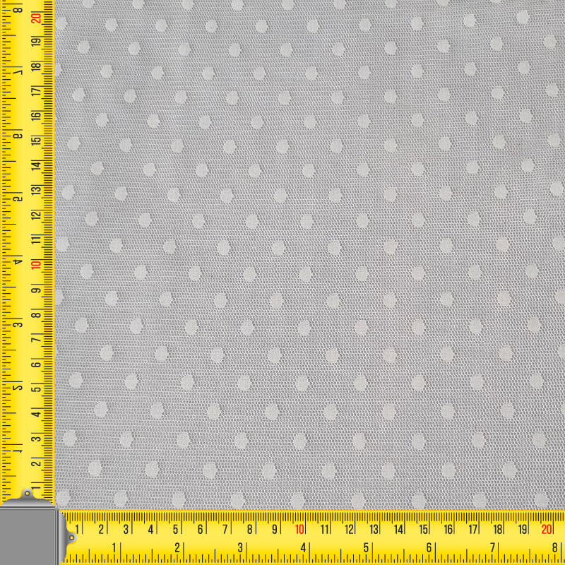 Tela de Tul Plumeti Grande Cruda (ancho 1,45M) - Imagen 4