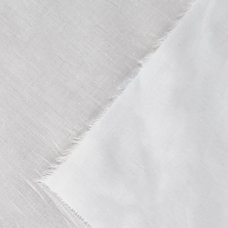 Tela de Popelín Elástico Blanco Óptico (ancho 1,50M) - Imagen 3