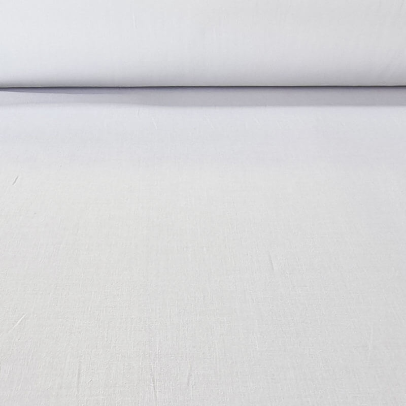Tela de Popelín Elástico Blanco Óptico (ancho 1,50M)
