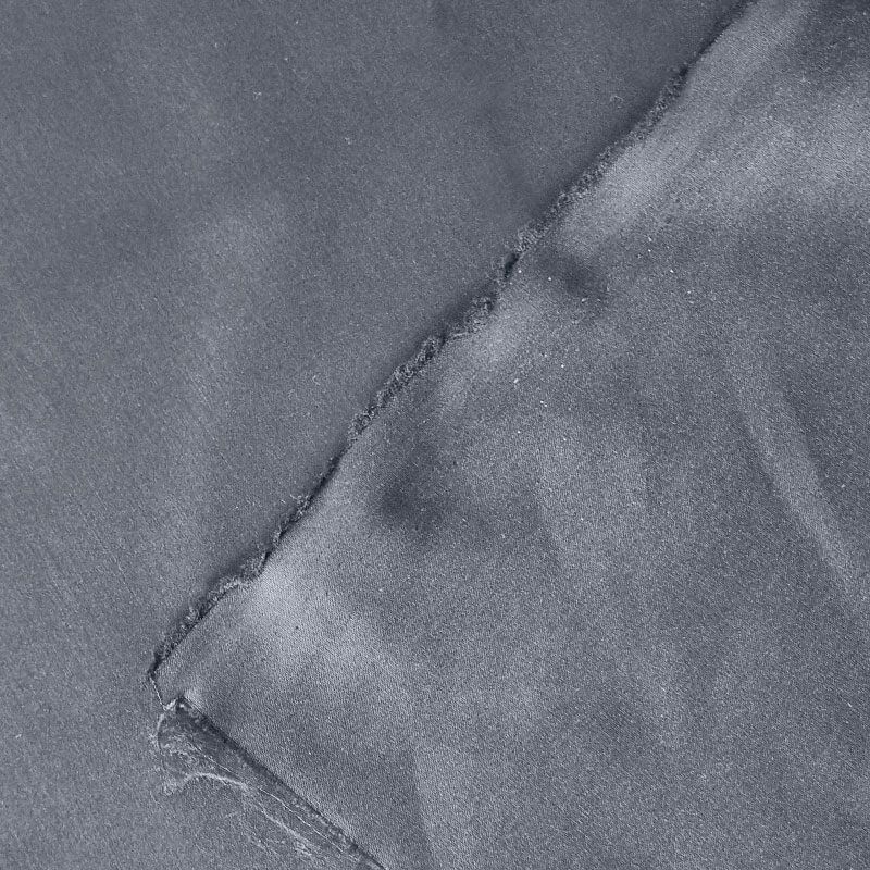 Tela de Popelín Gris Medio (ancho 1,60M) - Imagen 3