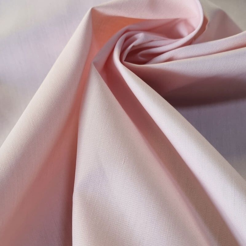 Tela de Popelín Rosa Bebé (ancho 1,60M) - Imagen 2