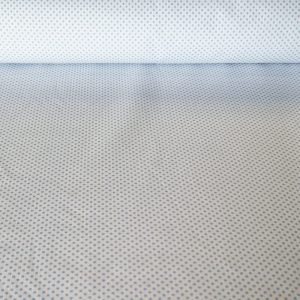 Tela de Popelín Blanca Lunar Celeste 3mm (ancho 1,60M)