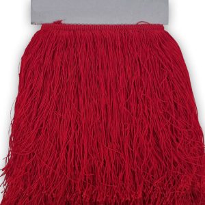 Fleco de Torzal Rayón Rojo