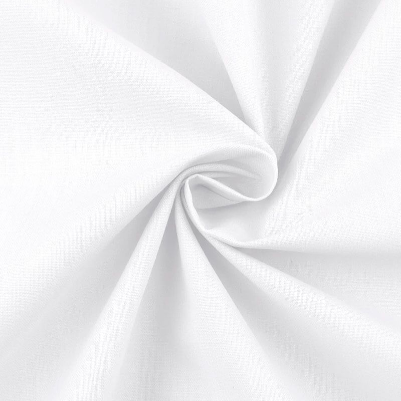 Tela Blanca de Popelín 100% Algodón (ancho 1,50M) - Imagen 2