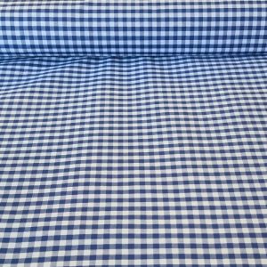 Tela de Cuadros Vichy Azul Marino (ancho 1,60M)