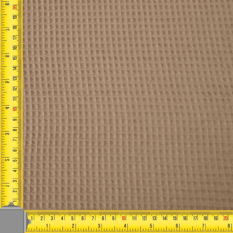 Tela de Piqué Waffle Turrón (ancho 1,50M) - Imagen 3