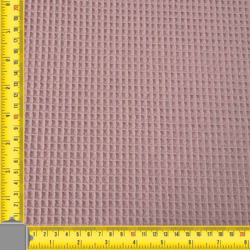Tela de Piqué Waffle Maquillaje (ancho 1,50M) - Imagen 3