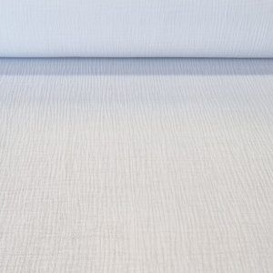 Tela de Doble Gasa Bambula Blanco Óptico (ancho 1,30M)