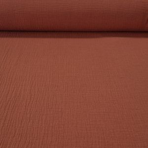 Tela de Doble Gasa Bambula Toffee (ancho 1,30M)