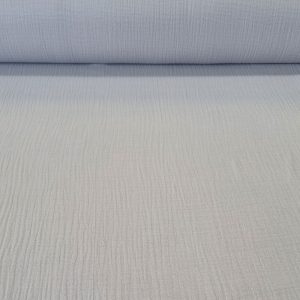 Tela de Doble Gasa Bambula Gris (ancho 1,30M)