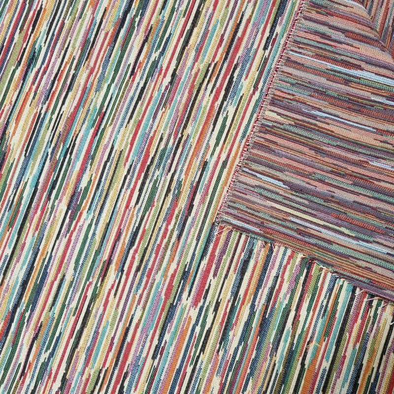 Tela de Gobelino Cruda Rayas Multicolor (ancho 2,80M) - Imagen 3