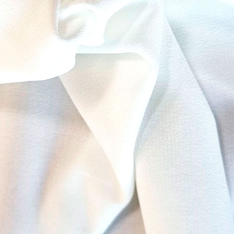 Tela de Punto de Seda Blanco Roto (ancho 1,50M) - Imagen 2