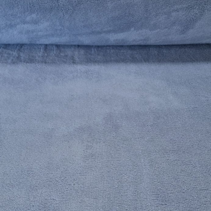 Tela de Rizo de Toalla Bambú Celeste (ancho 1,45M)