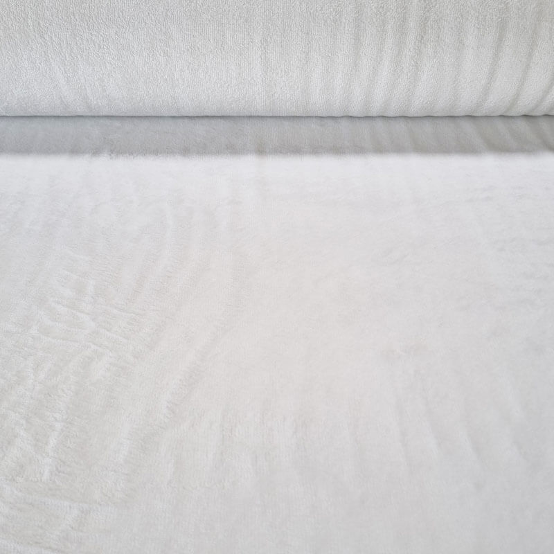 Tela de Rizo de Toalla Bambú Blanco Roto (ancho 1,45M)