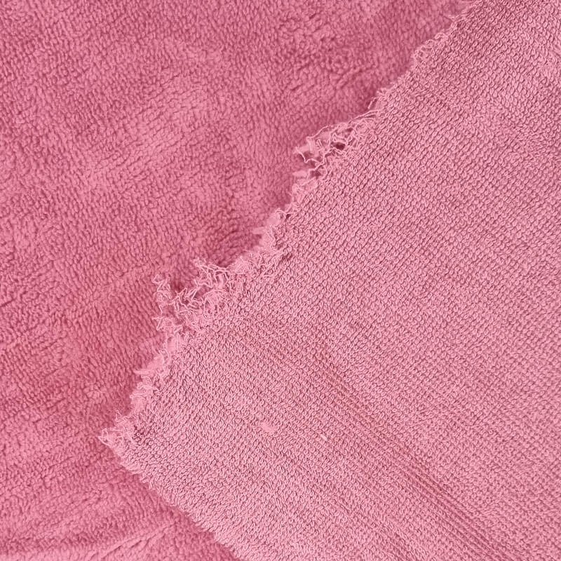 Tela de Rizo de Toalla Bambú Maquillaje Oscuro (ancho 1,45M) - Imagen 3