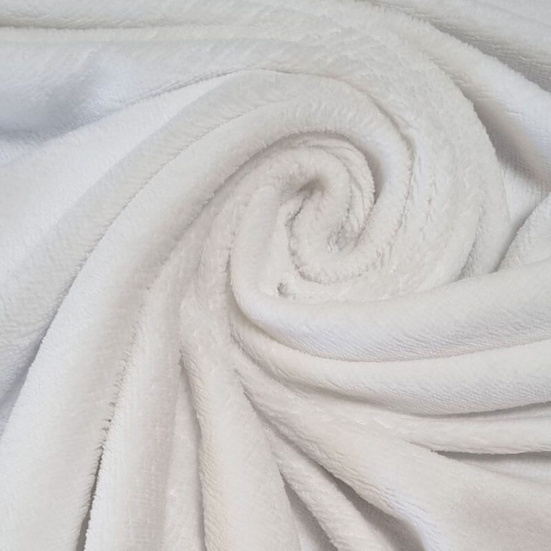 Tela de Rizo de Toalla Bambú Blanco Óptico (ancho 1,45M) - Imagen 2