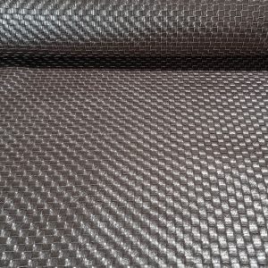 Tela de Polipiel a Cuadros Marrón Chocolate (ancho 1,40M)