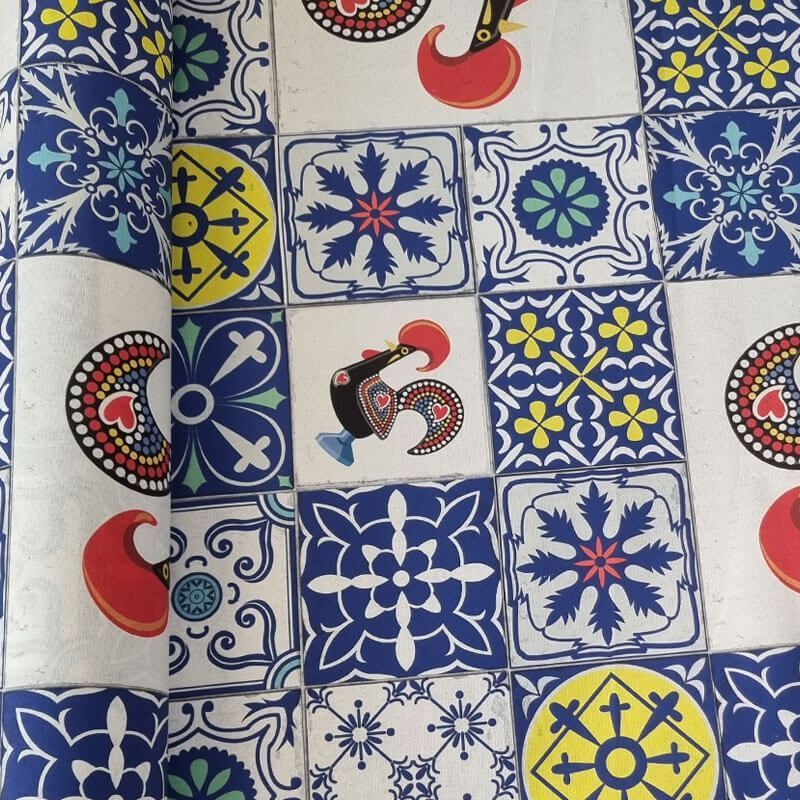 Tela de Mantelería Resinada Antimanchas Portuguesa (ancho 1,40M)