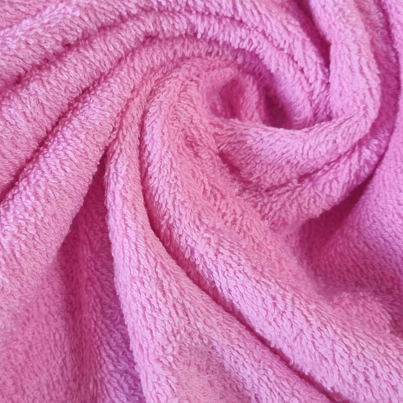 Tela de Rizo de Toalla Rosa Orillos Terminados (ancho 1,45M) - Imagen 3