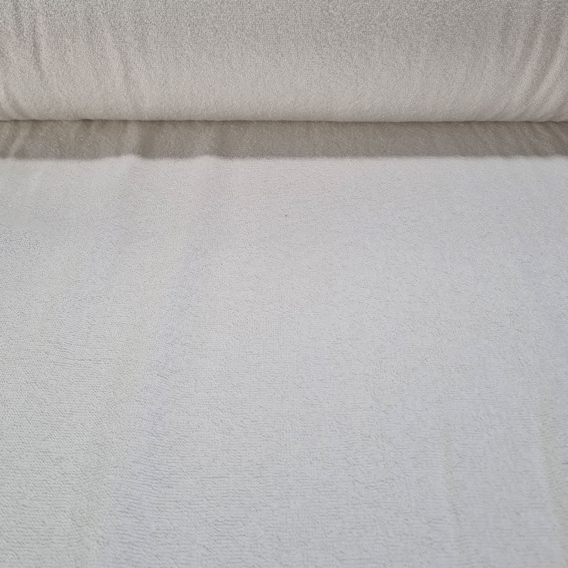 Tela de Rizo de Toalla Marfil Orillos Terminados (ancho 1,45M)