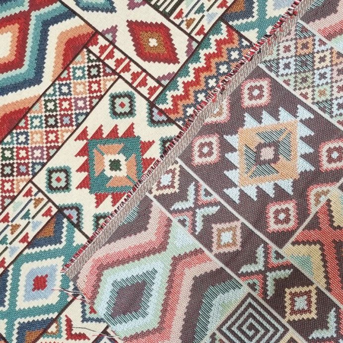 Tela de Gobelino Cruda Motivos Étnicos (ancho 2,80M) - Imagen 3
