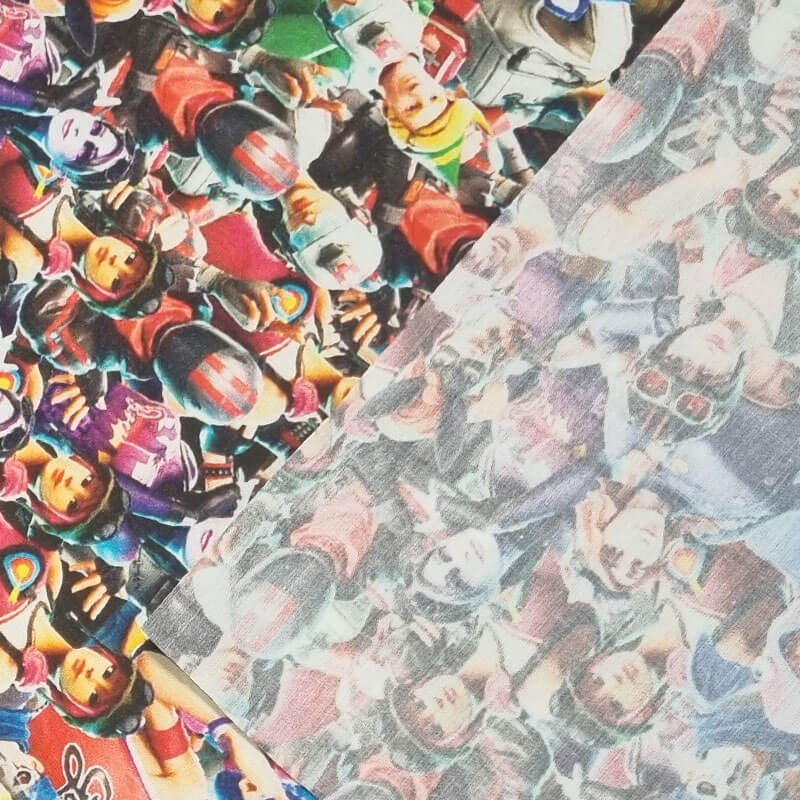 Tela de Popelín Fortnite Multicolor 100% Algodón (ancho 1,40M) - Imagen 2