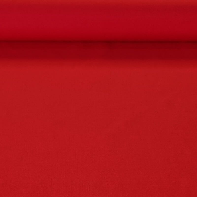 Tela de Popelín Fino Rojo (ancho 1,50M)